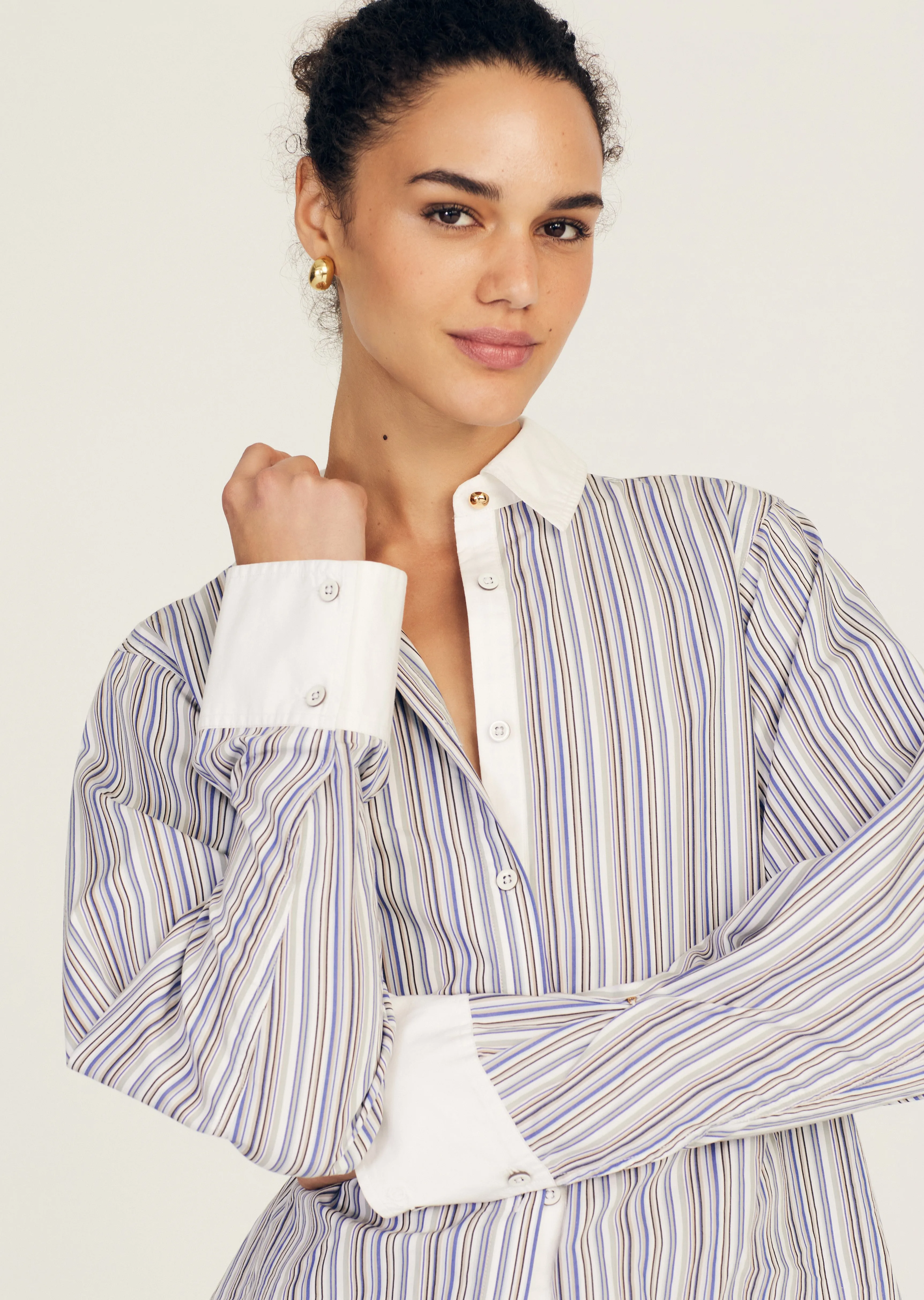 Wesley Shirt - Seine Blue Multi