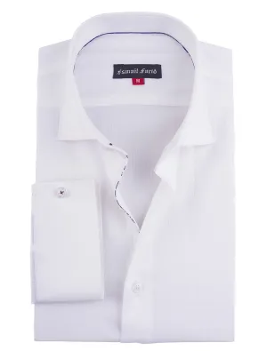 WHITE EGYPTIAN COTTON SHIRT