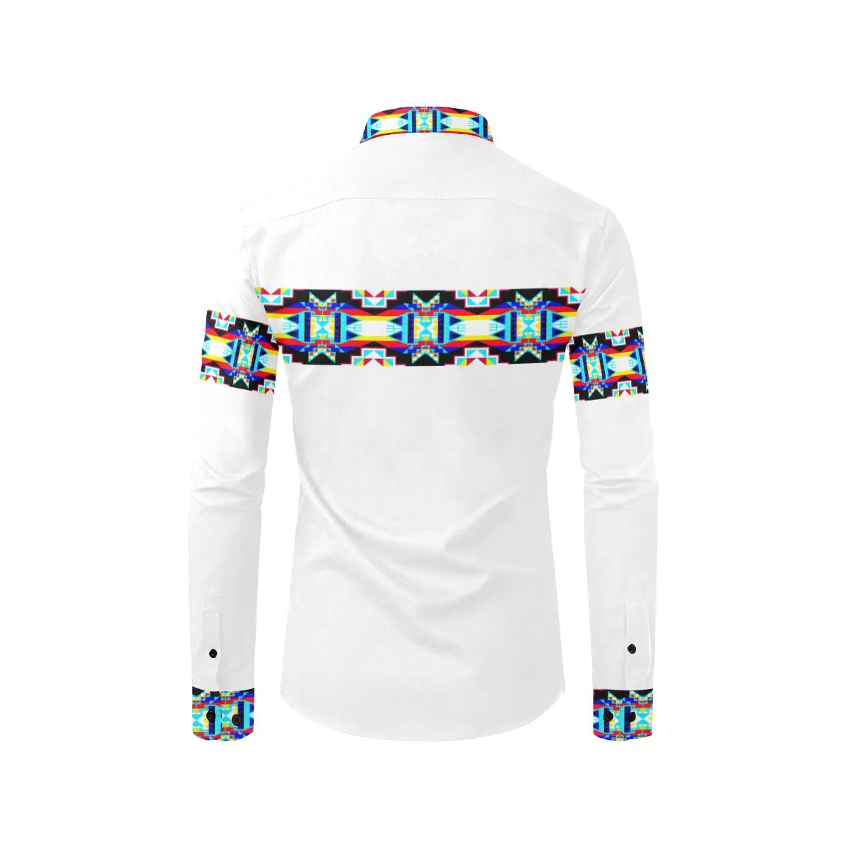 White II Blanket Strip I Dress Shirt