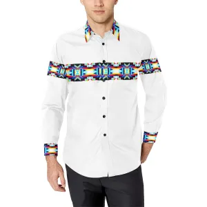 White II Blanket Strip I Dress Shirt