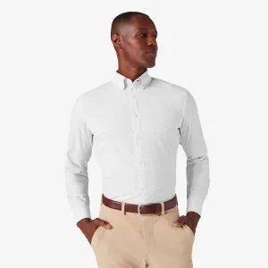White Medallion Print