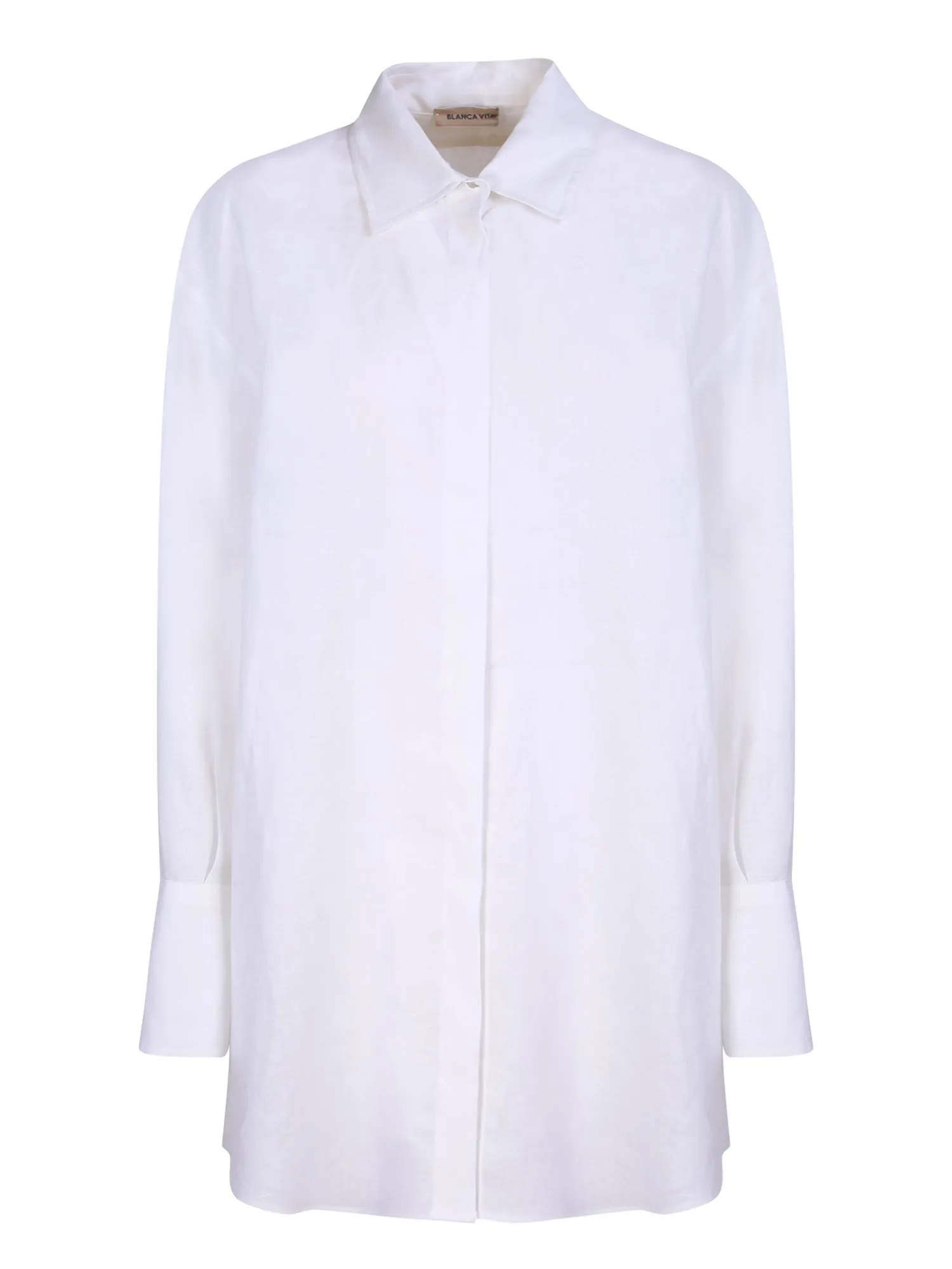 White shirt dress