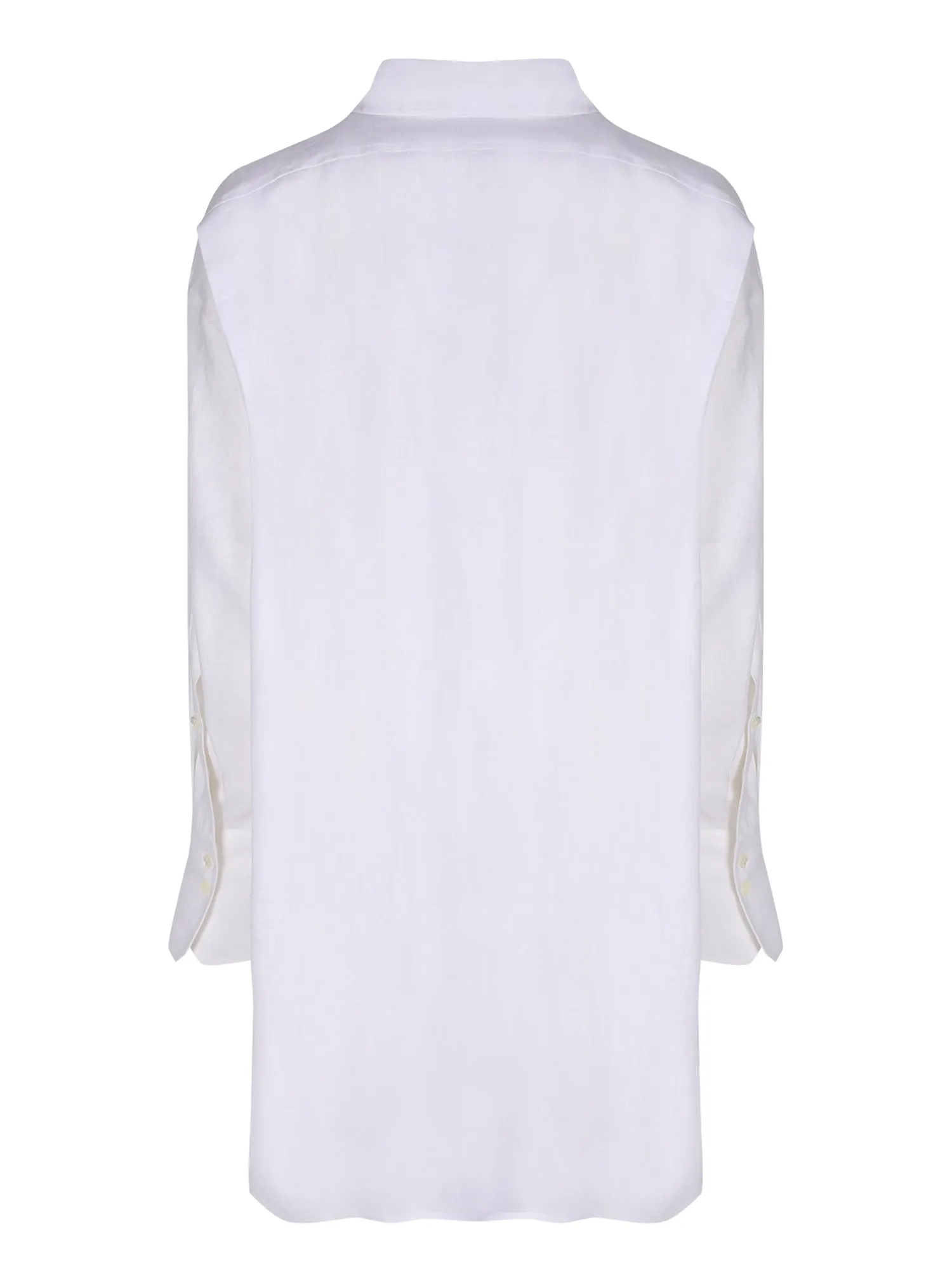 White shirt dress