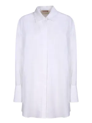 White shirt dress