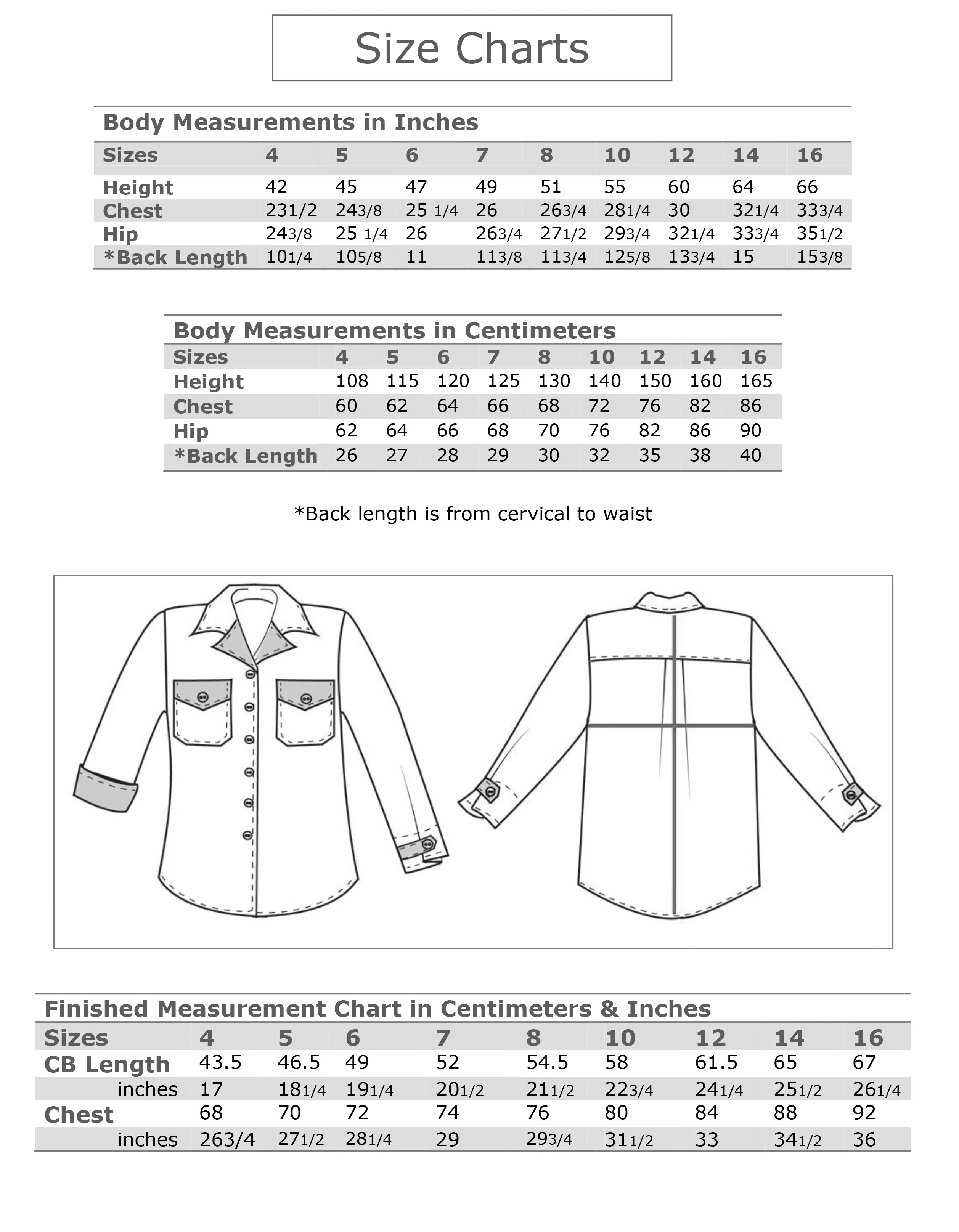 WILLOW SHIRT casual shirt pdf sewing pattern for boys & girls sizes 4-14 years