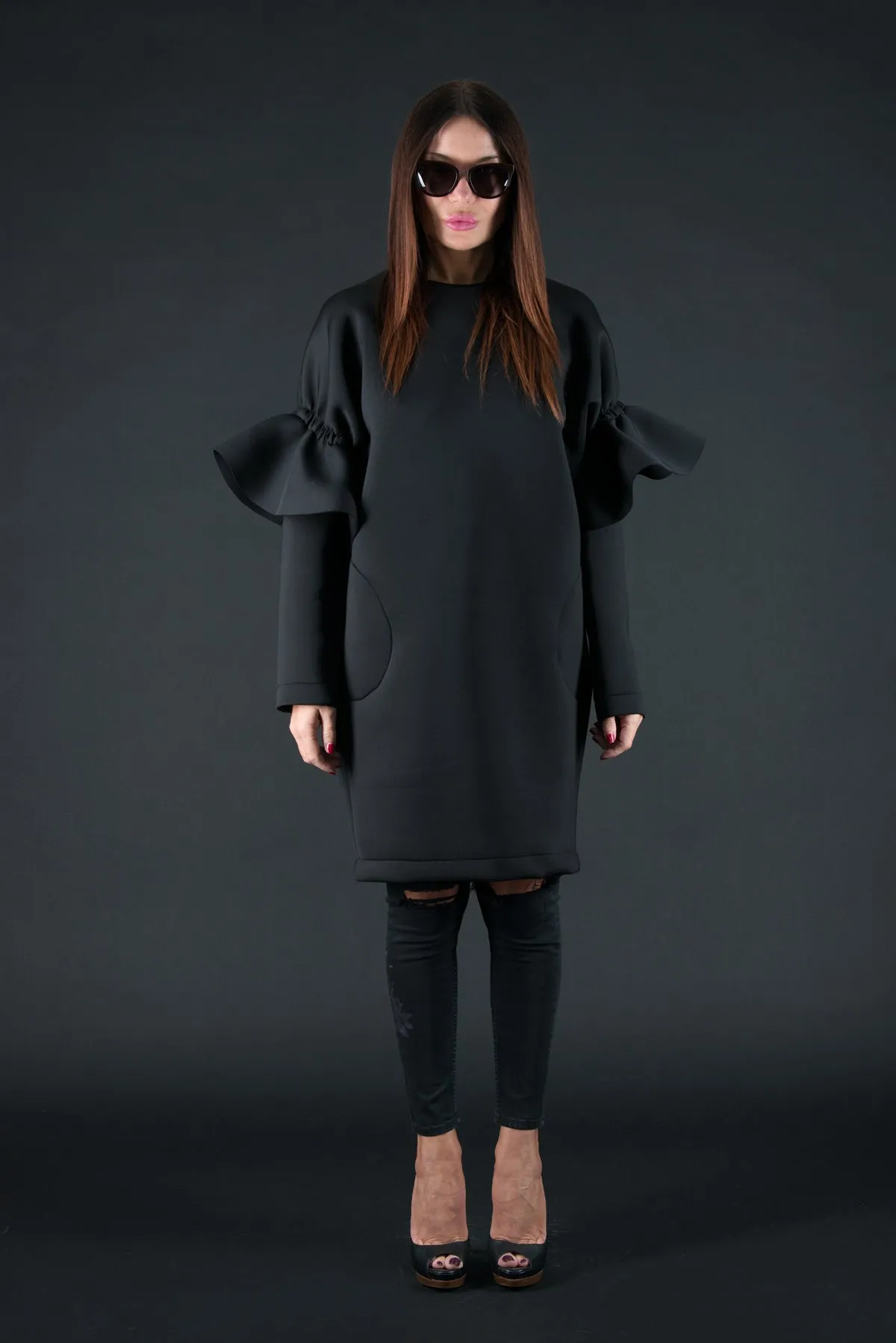 Winter Neoprene Dress ESTER