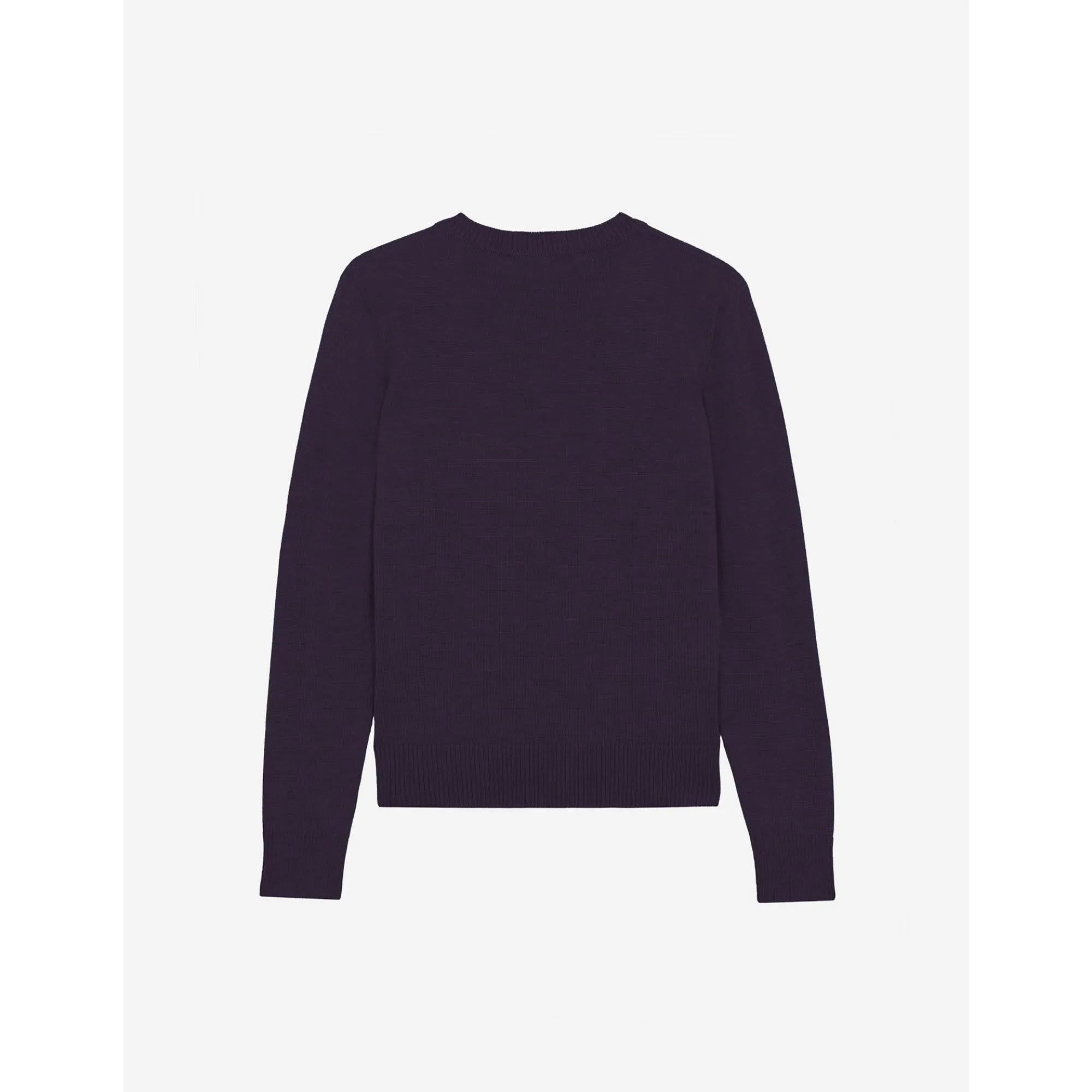Women Fox Head Patch Adjusted R-Neck Cardigan - Navy