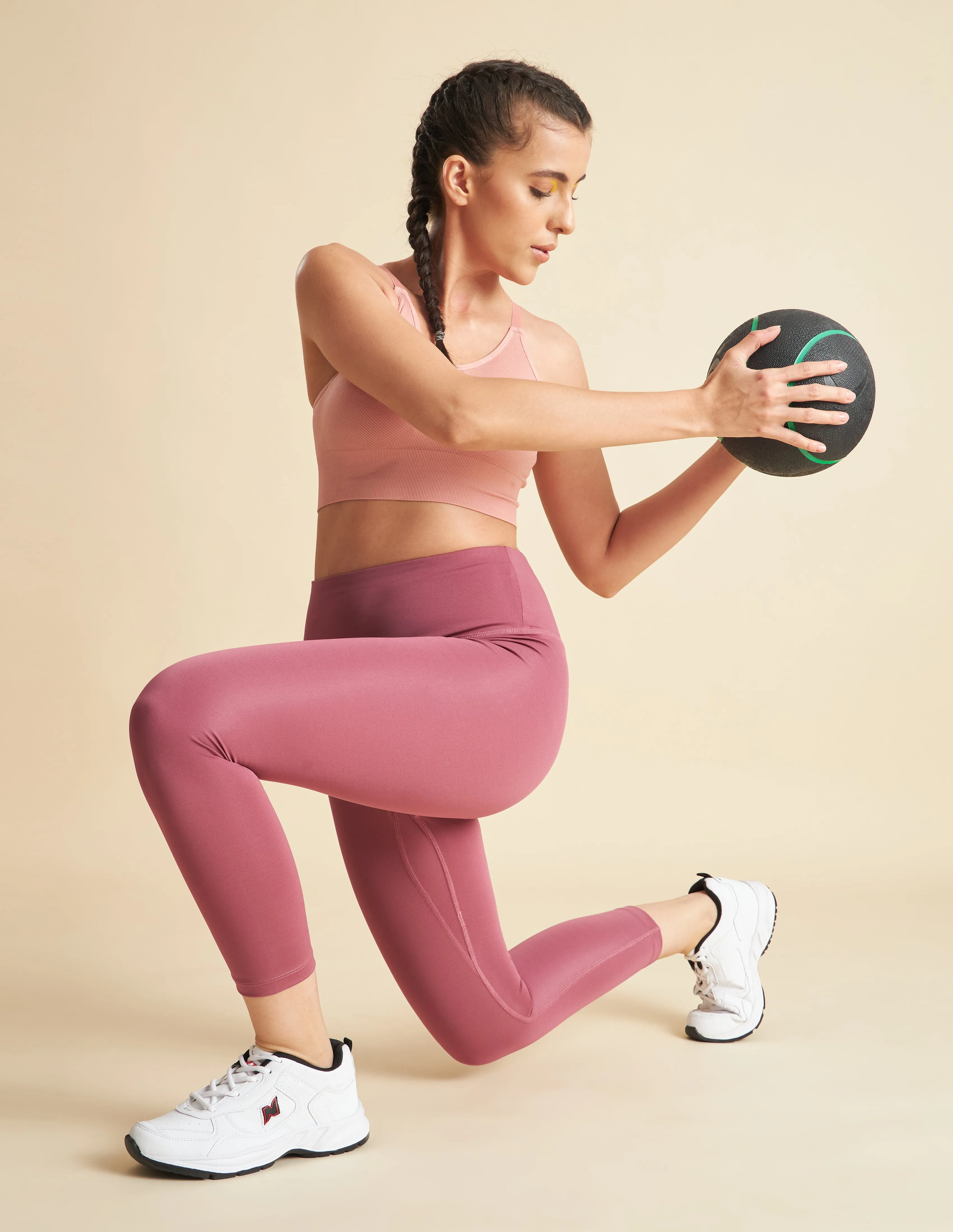 Women High waist leggings Orchid Pink