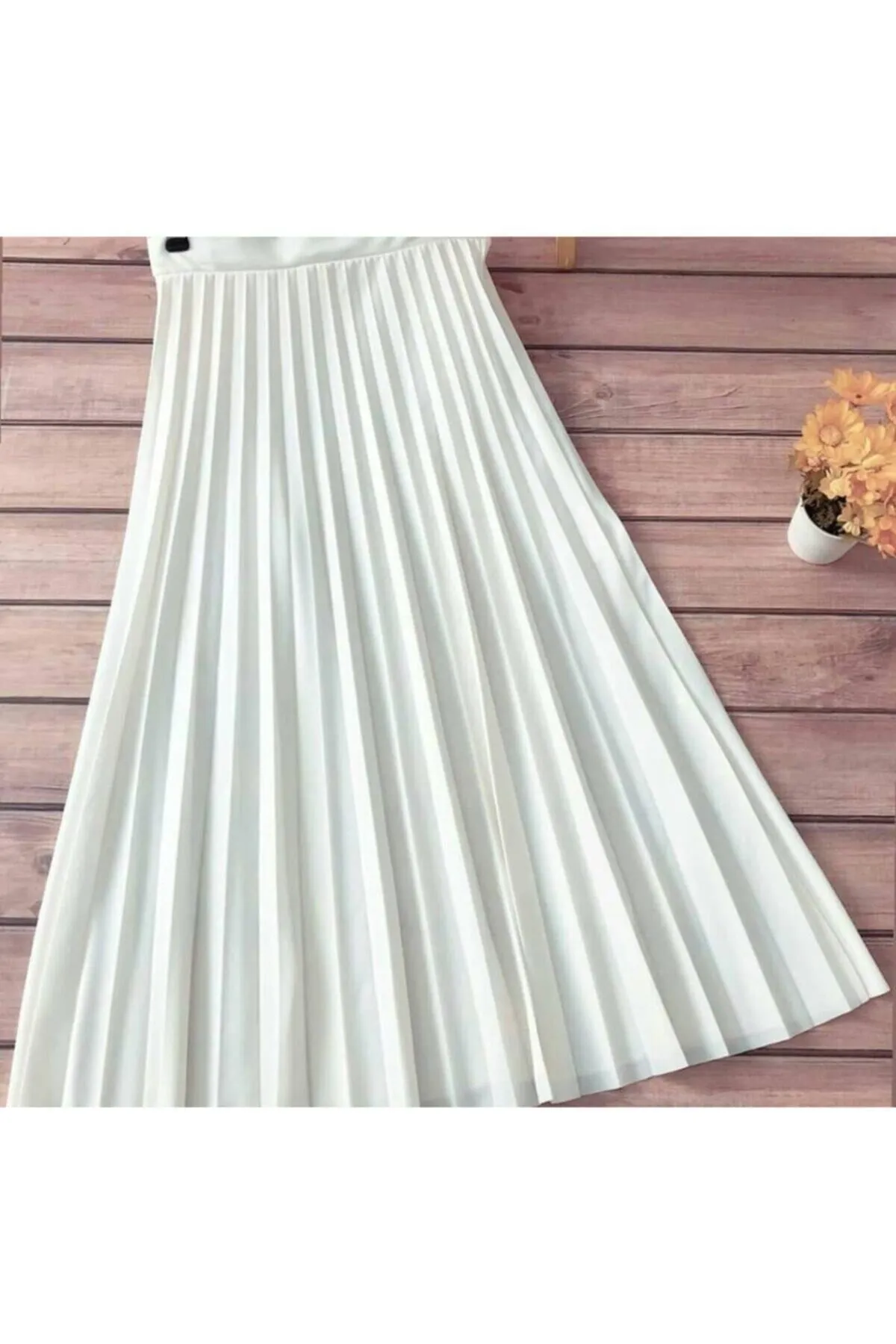 Women-s Black Patterned Long Skirt