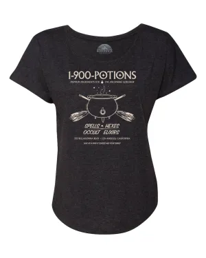 Women's 1 900 Potions Witch Scoop Neck T-Shirt