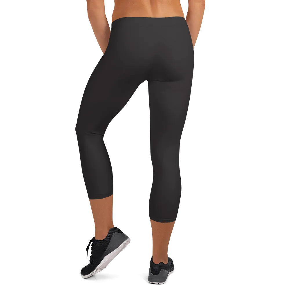 Women's Capri Tights - Black Out