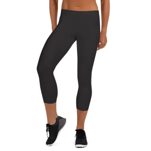 Women's Capri Tights - Black Out