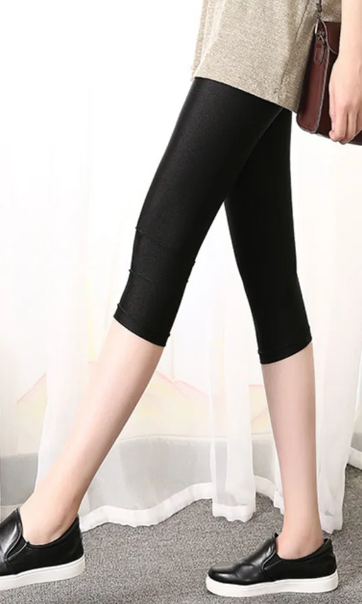 Women's Casual Spandex Thin Plus Size Leggings