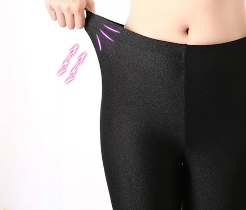 Women's Casual Spandex Thin Plus Size Leggings