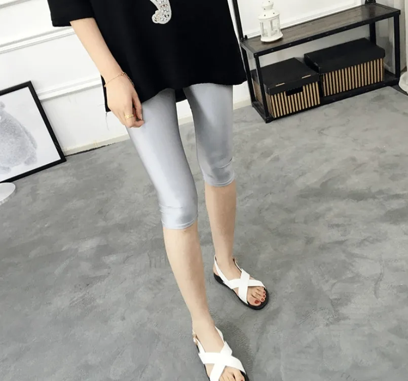Women's Casual Spandex Thin Plus Size Leggings