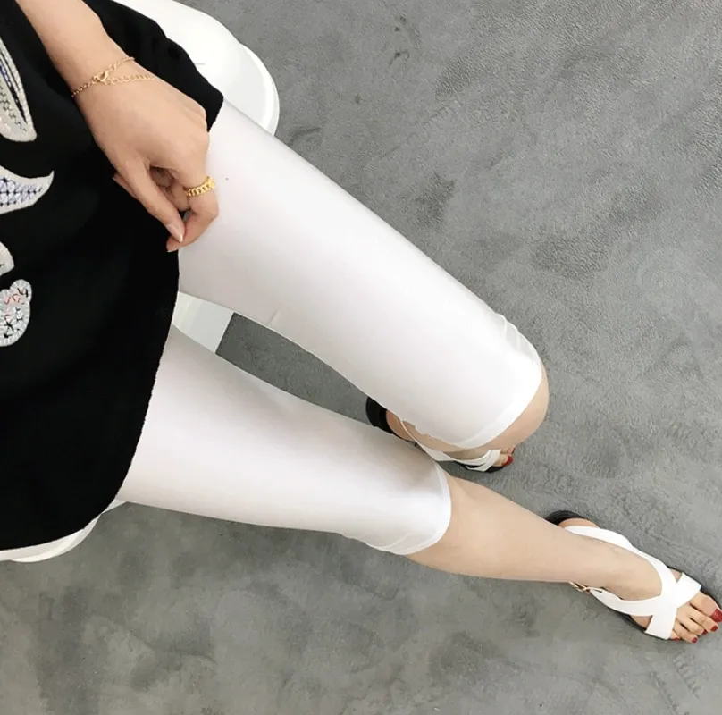 Women's Casual Spandex Thin Plus Size Leggings