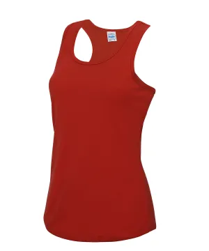 Womens cool vest | Fire Red