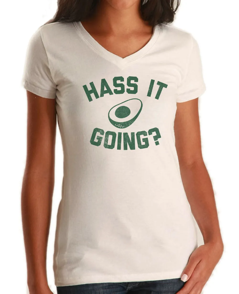 Women's Hass It Going Avocado Vneck T-Shirt