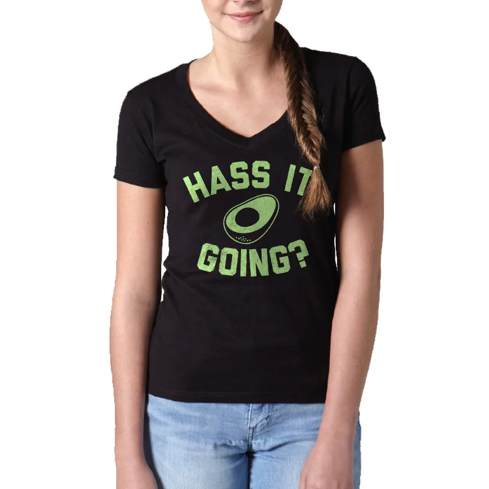 Women's Hass It Going Avocado Vneck T-Shirt