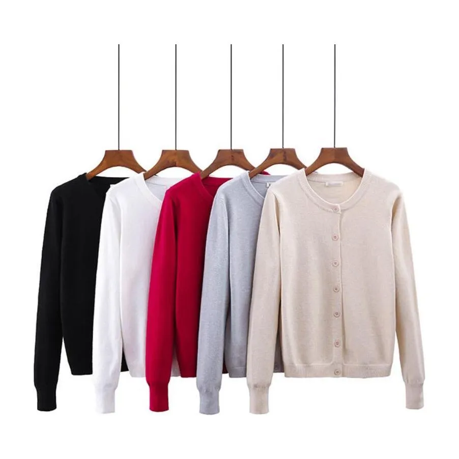 Women's Long Sleeve Thick Sweater Cardigan