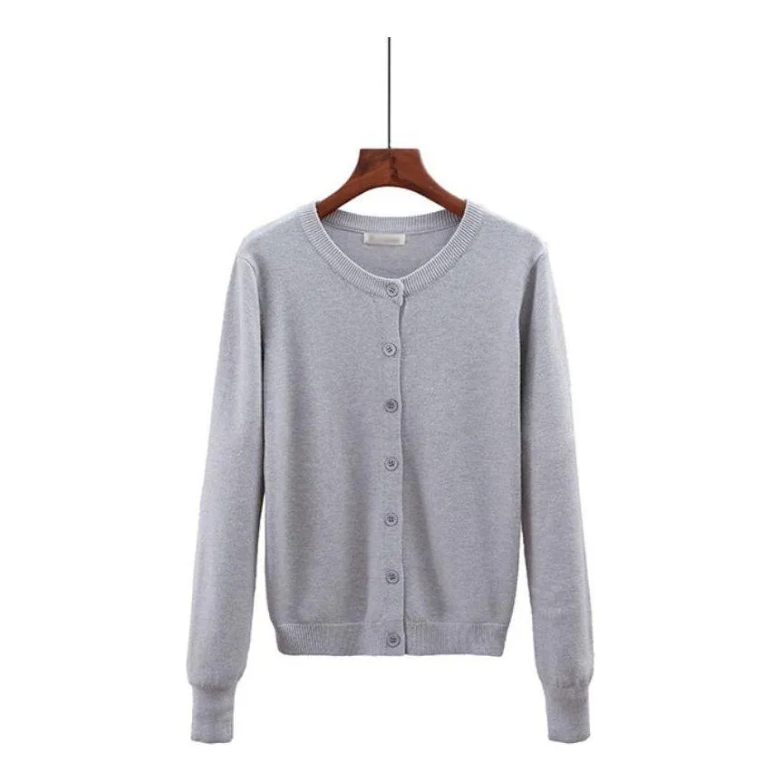 Women's Long Sleeve Thick Sweater Cardigan