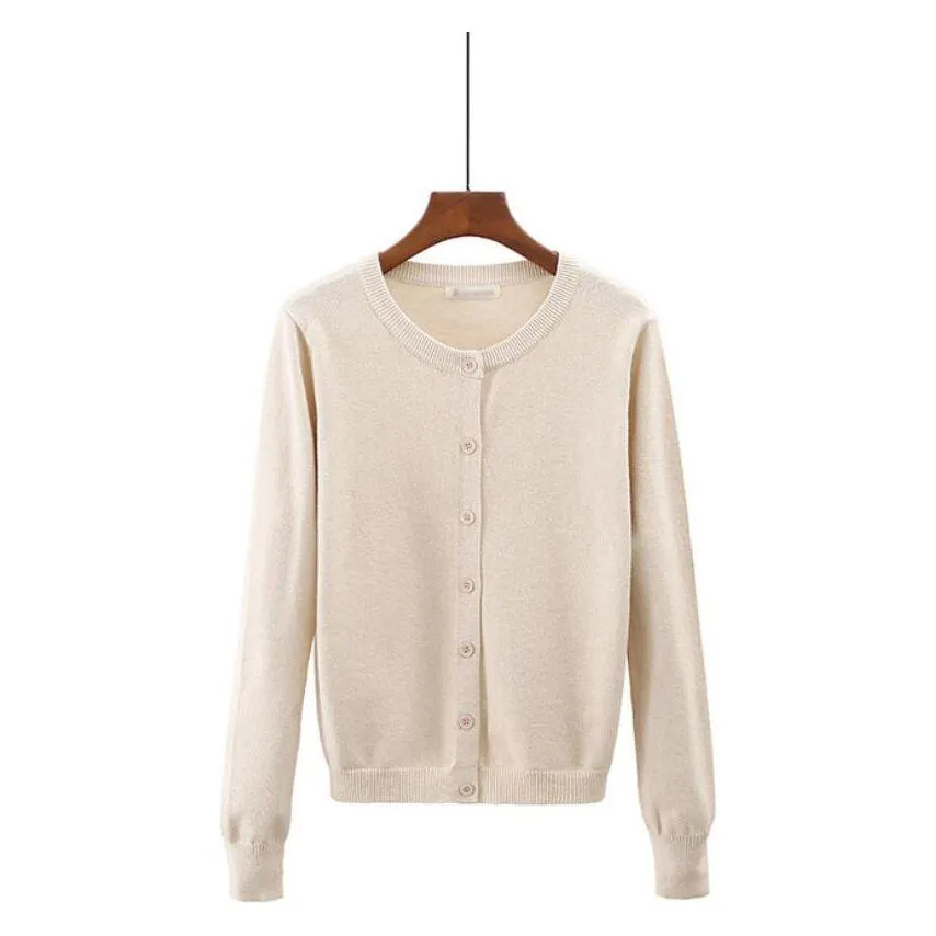 Women's Long Sleeve Thick Sweater Cardigan