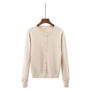 Women's Long Sleeve Thick Sweater Cardigan