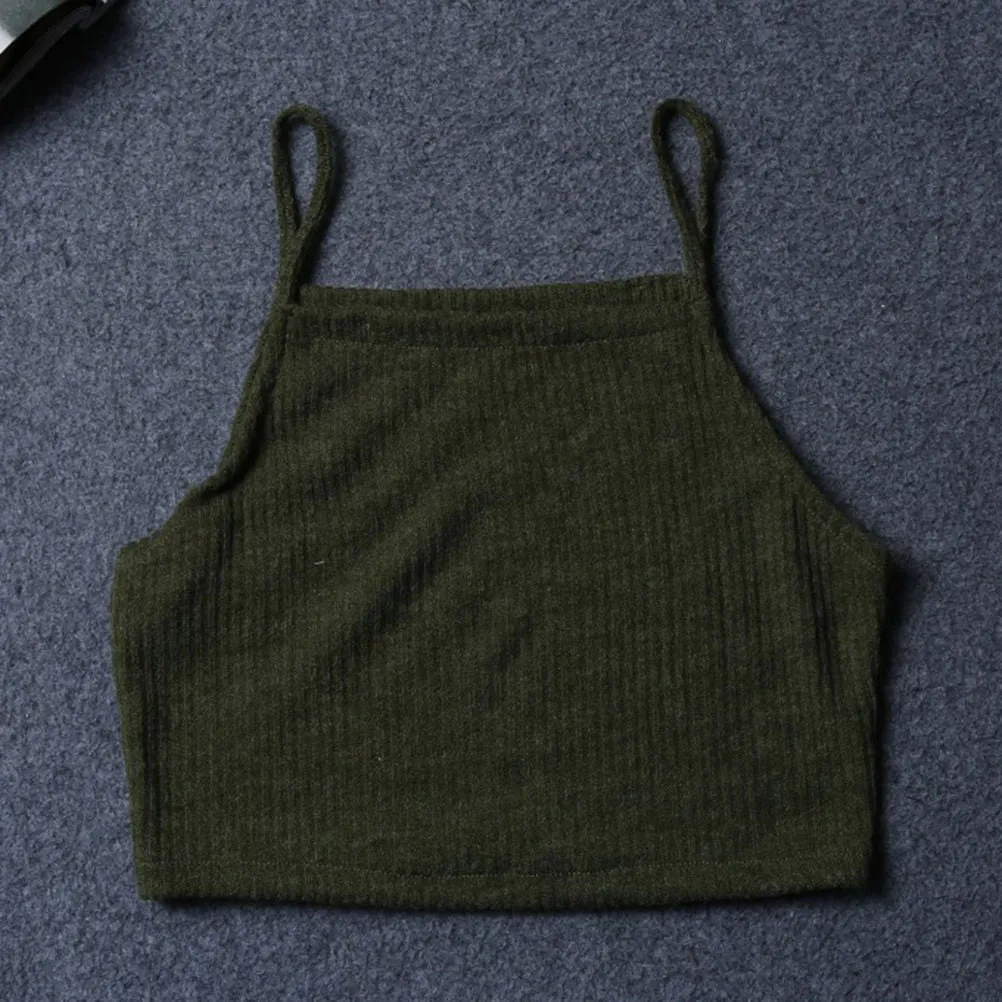 Women's Sleeveless Knitted Tops