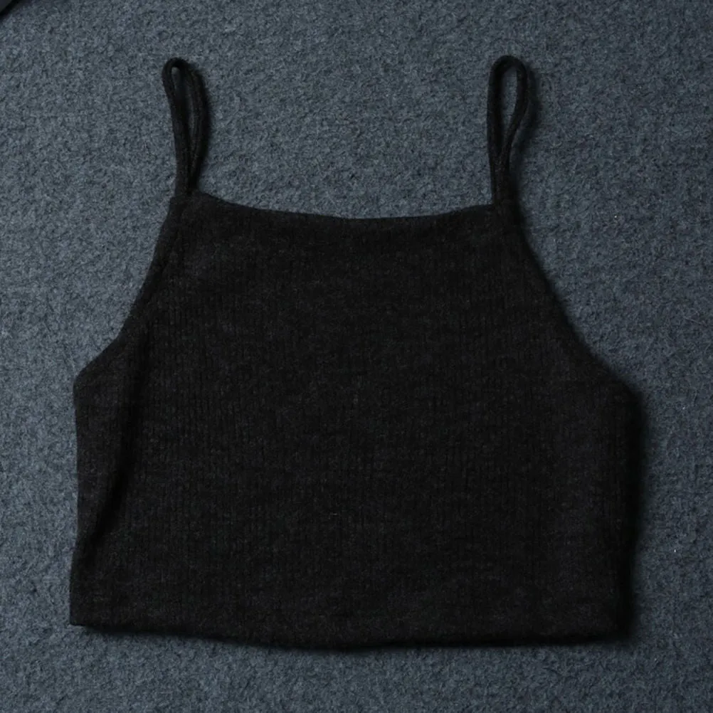 Women's Sleeveless Knitted Tops