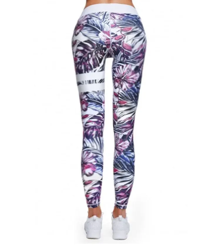 Women's Summer High Waist Push-Up Elastic Workout Leggings