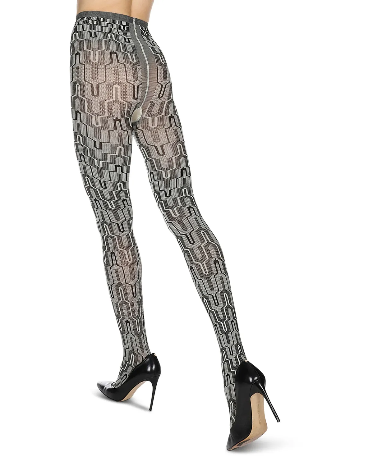 Women's Tower Line Opaque Nylon Tights