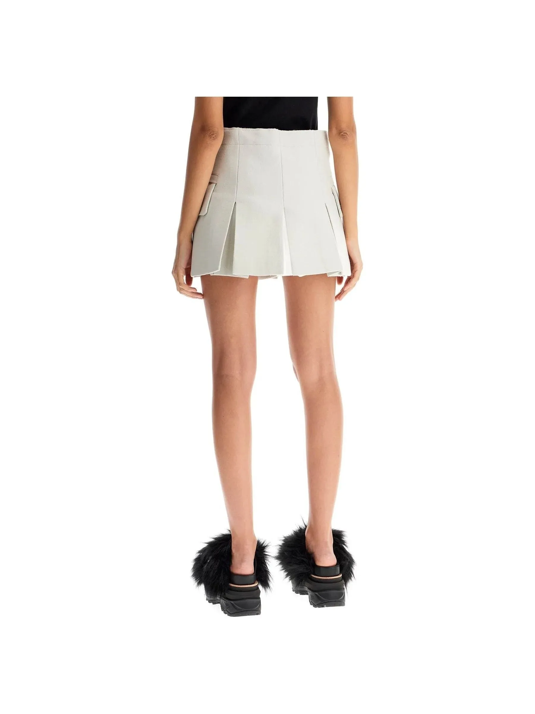 Wool Mini Skirt
