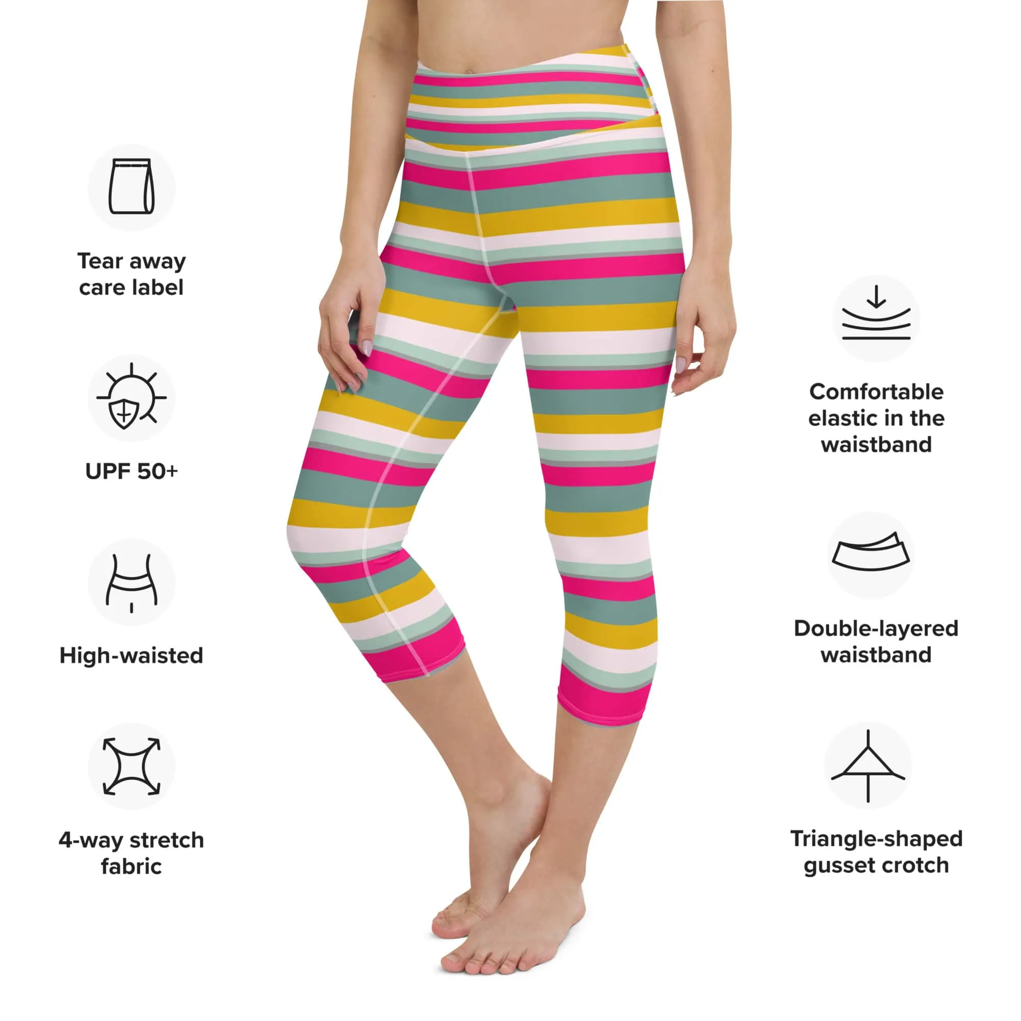 Yoga Capri Leggings (Everyday Wear Hot Leggings Outfits)
