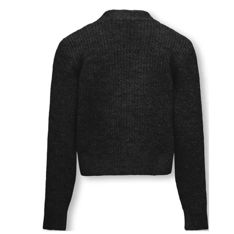 Zwart glitter vest Oriana